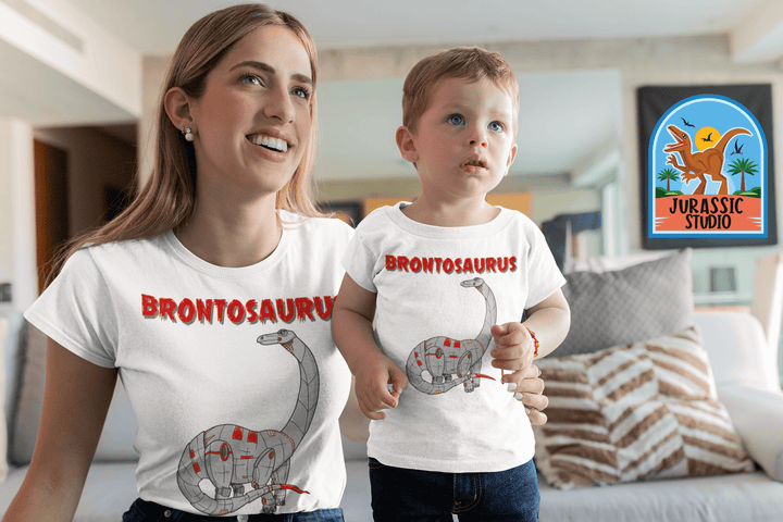 Women Robot Brontosaurus T-Shirt | Jurassic Studio