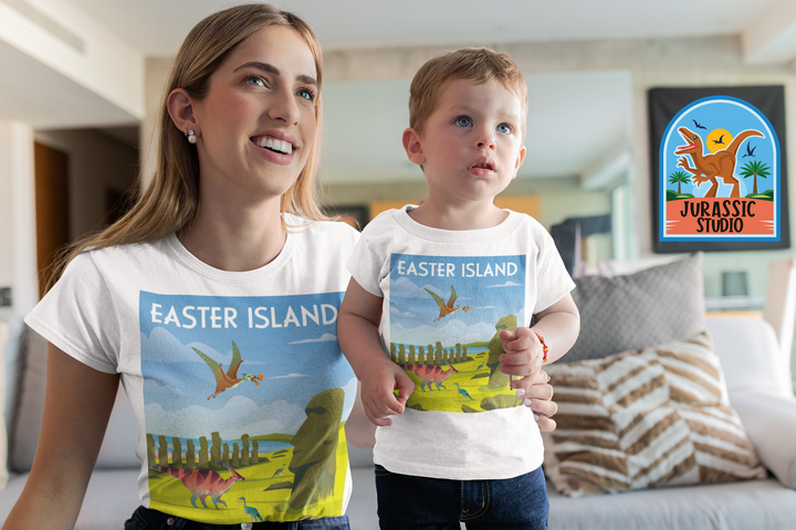 Women Easter Island T-Shirt | Jurassic Studio