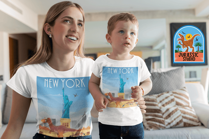 Women New York T-Shirt | Jurassic Studio
