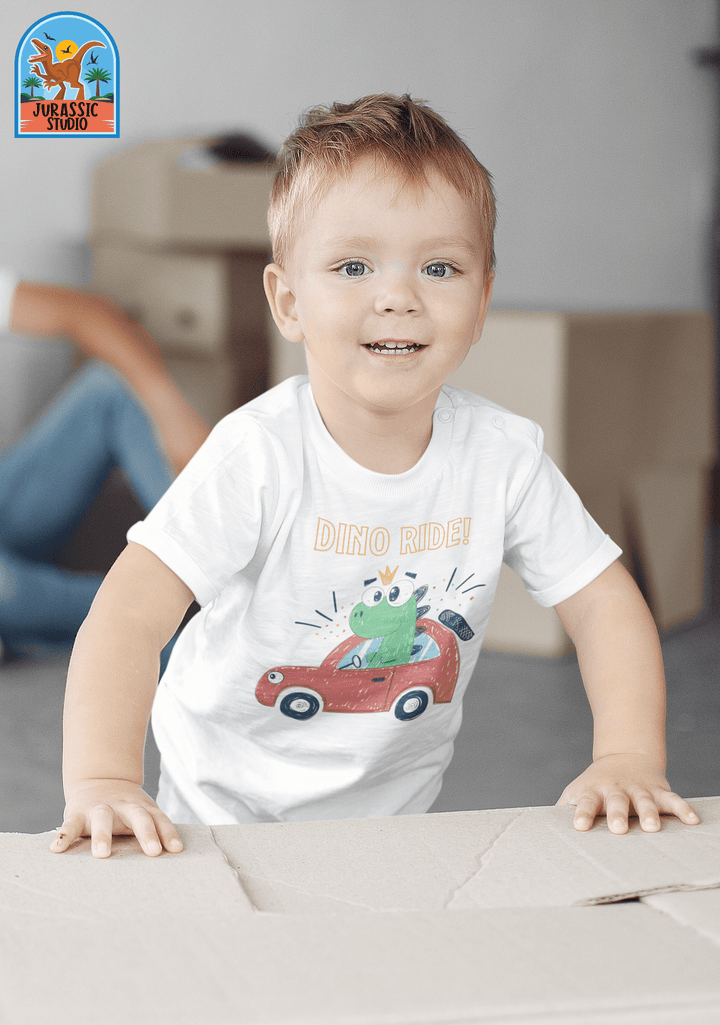 Toddler Baby Dino Ride T-Shirt | Jurassic Studio