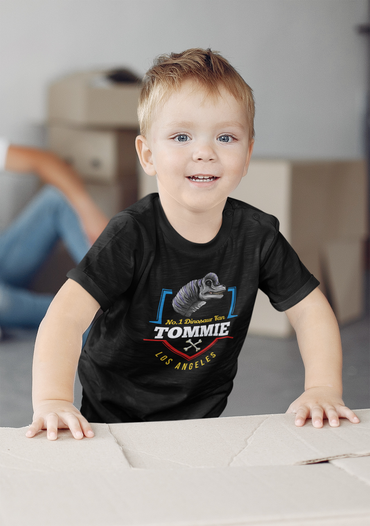 N.1 Brontosaurus Fan Custom Toddler T-Shirt | Jurassic Studio