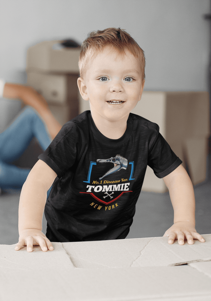 N.1 Spinosaurus Fan Custom Toddler T-Shirt | Jurassic Studio
