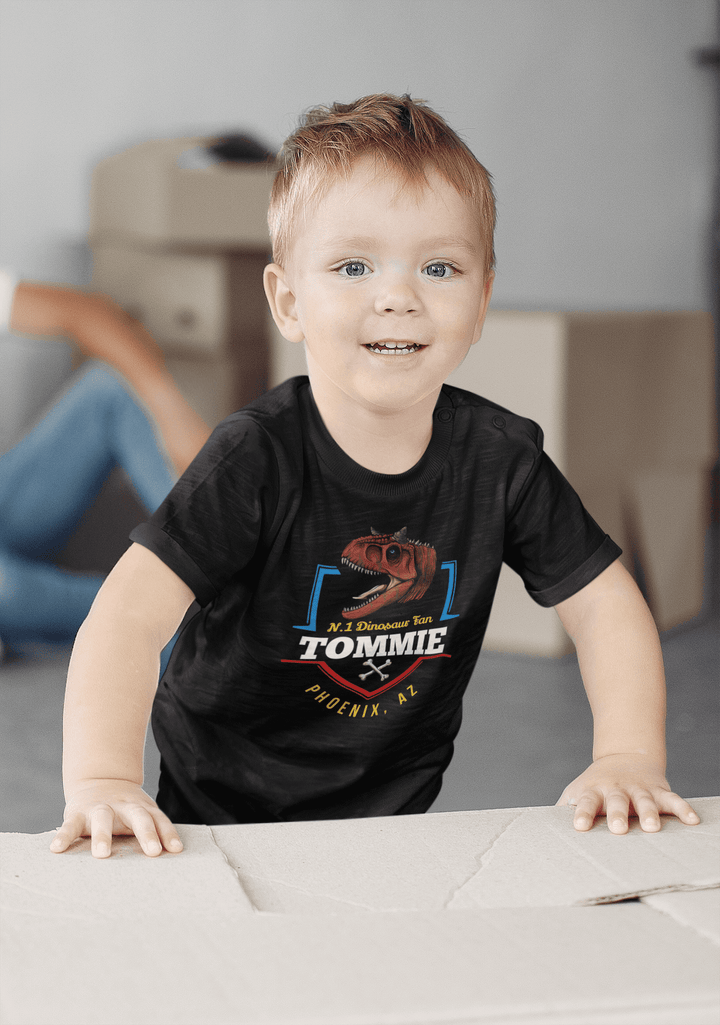 N.1 Carnotaurus Fan Custom Toddler T-Shirt | Jurassic Studio