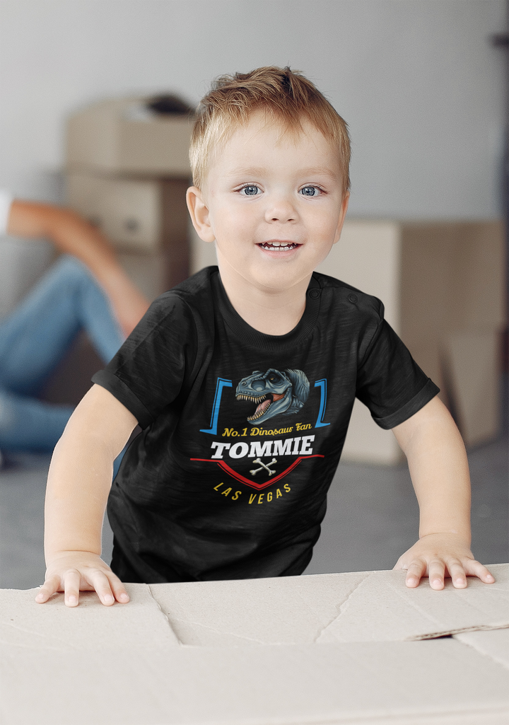 N.1 T-Rex Fan Custom Toddler T-Shirt | Jurassic Studio