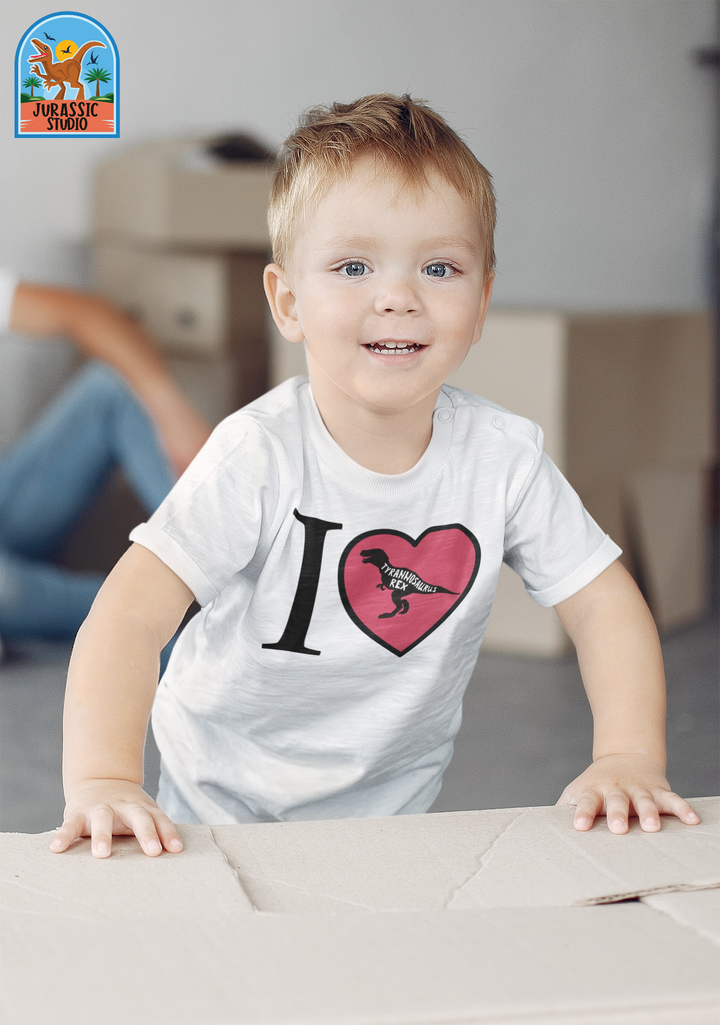 Toddler I Love T-Rex T-Shirt | Jurassic Studio