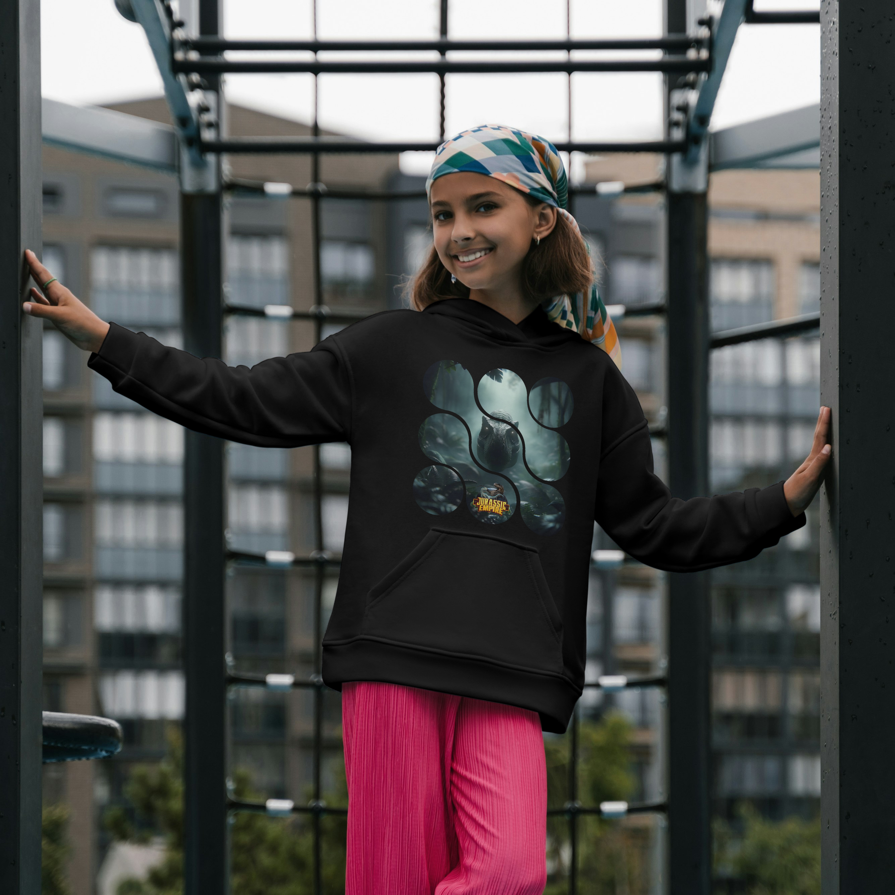 Kids Jurassic Empire T-Rex Hoodie Jurassic Studio