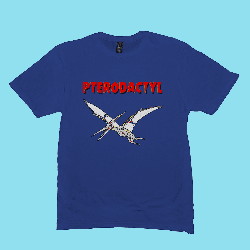 Men Robot Pterodactyl T-Shirt | Jurassic Studio