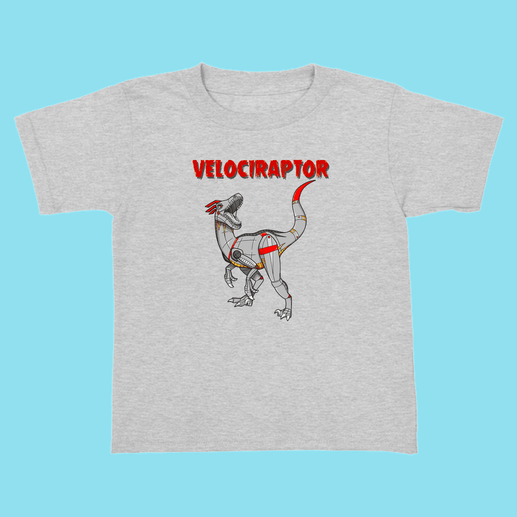 Toddler Robot  Velociraptor T-Shirt | Jurassic Studio