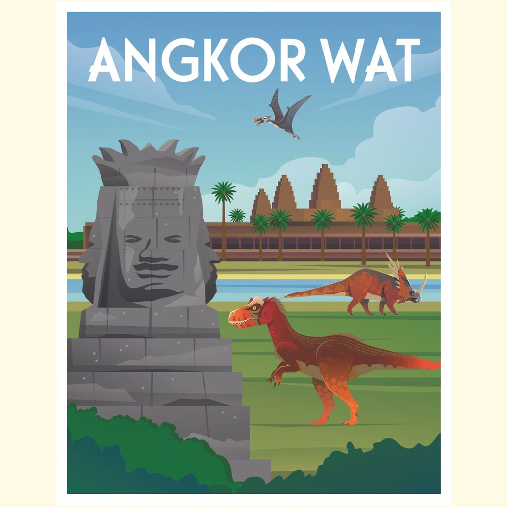 Angkor Wat Poster | Jurassic Studio