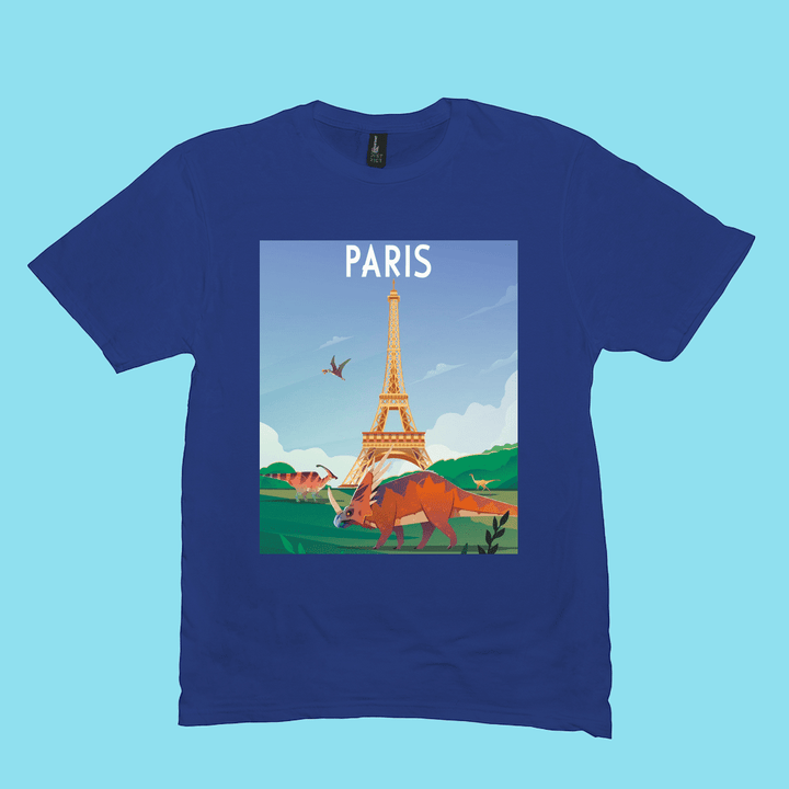 Men Paris T-Shirt | Jurassic Studio