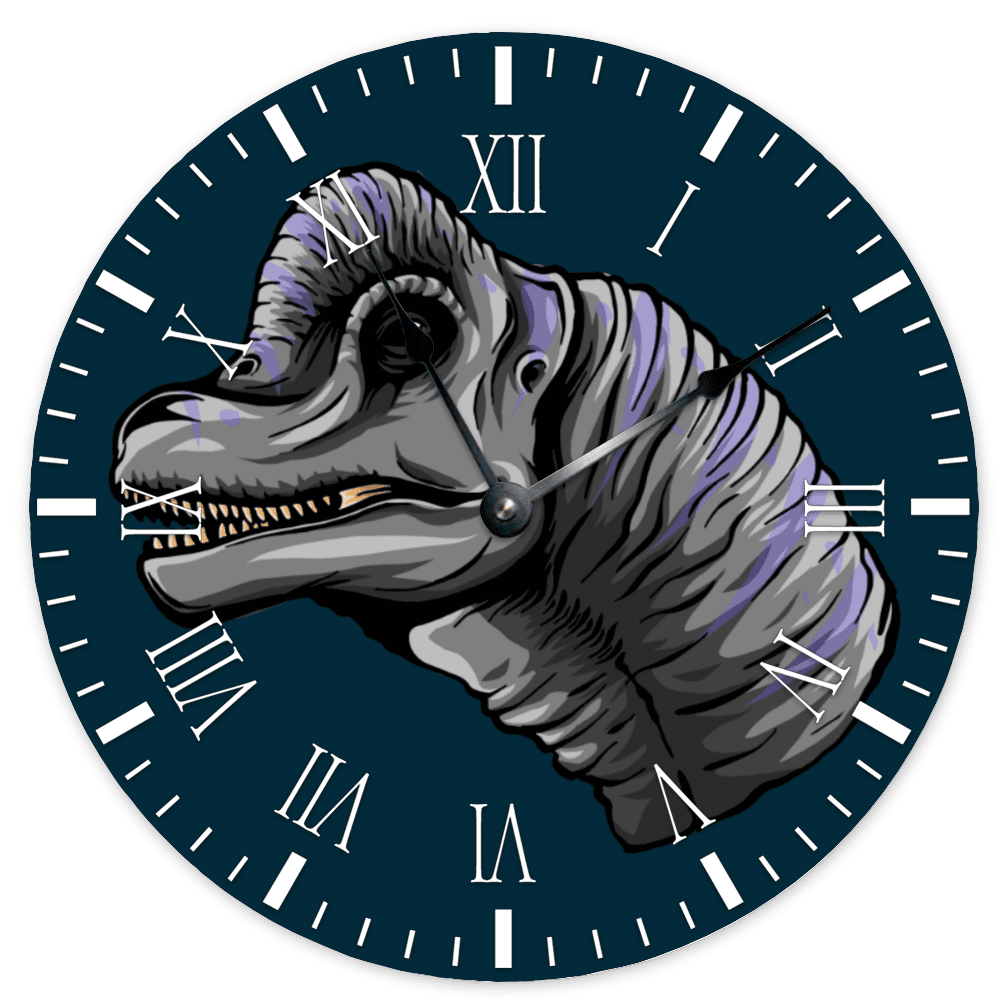 15 Inch Brontosaurs Wall Art Clock | Jurassic Studio
