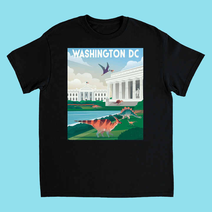 Kids Washington DC T-Shirt | Jurassic Studio