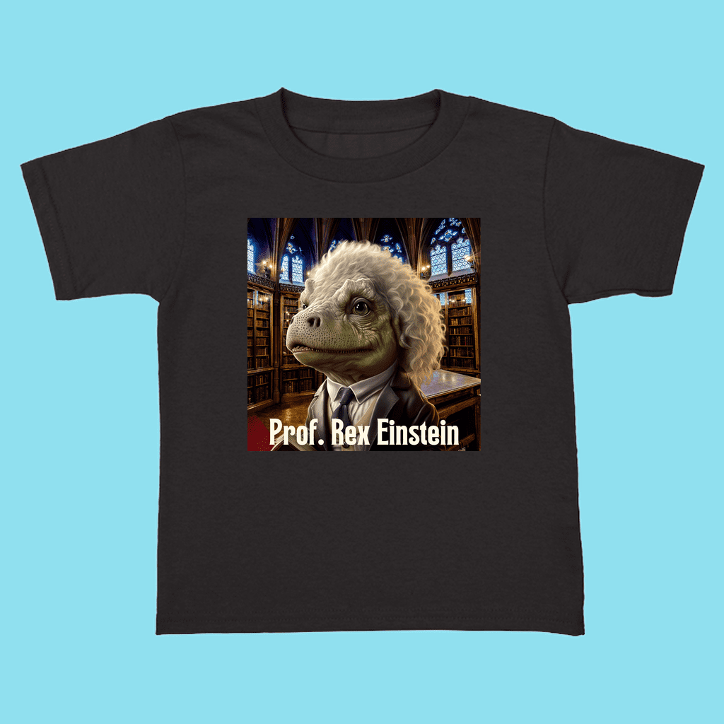 Toddler Prof. Rex Einstein T-Shirt | Jurassic Studio