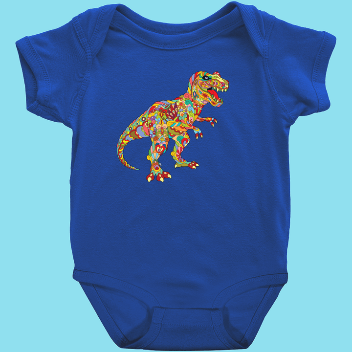 Toddler T-Rex Zentangle Onesie | Jurassic Studio