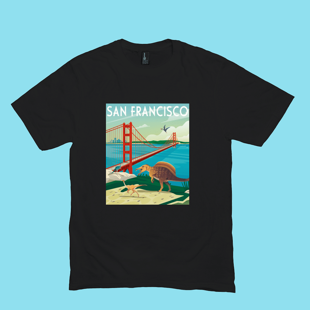 Men San Francisco T-Shirt | Jurassic Studio