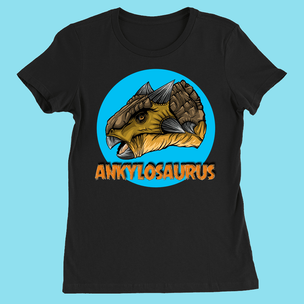 Women Ankylosaurus Head T-Shirt | Jurassic Studio