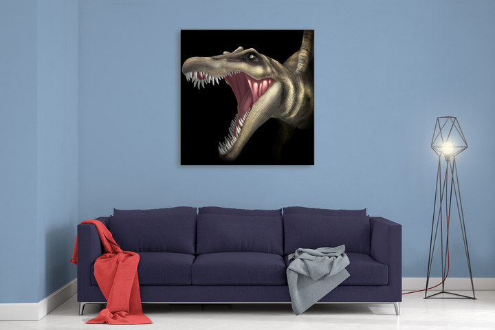 Spinosaurus Portrait Canvas Wrap | Jurassic Studio