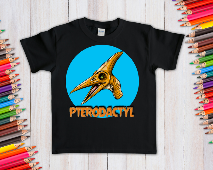 Kids Pterodactyl Head T-Shirt | Jurassic Studio