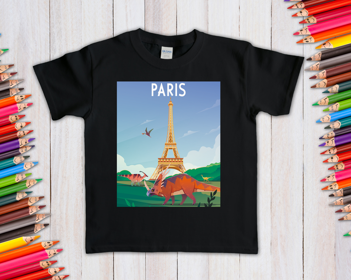 Kids Paris T-Shirt | Jurassic Studio