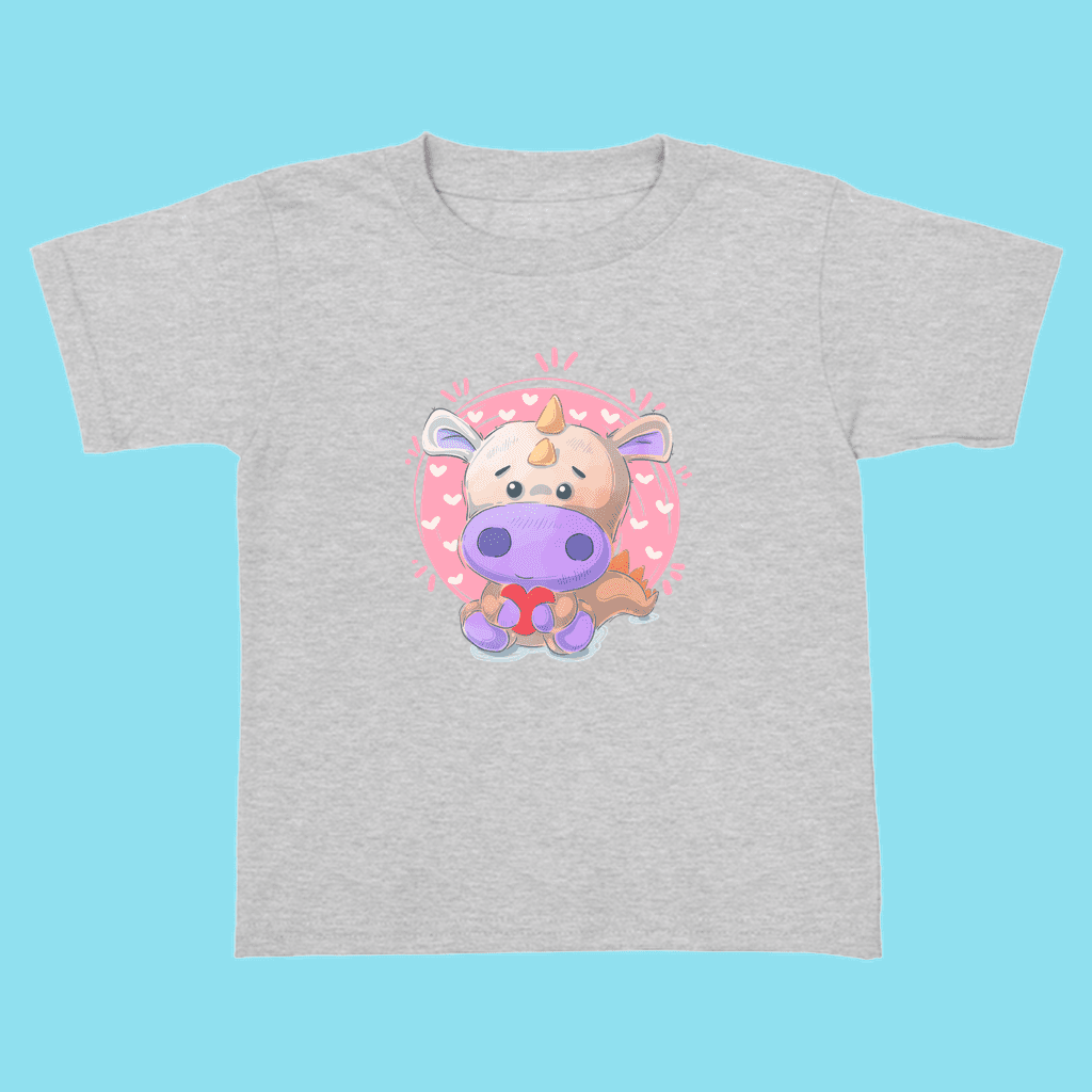 Toddler Pink Baby Dino T-Shirt | Jurassic Studio