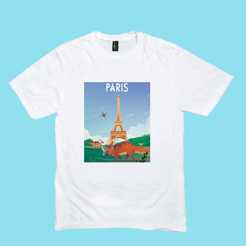 Men Paris T-Shirt | Jurassic Studio