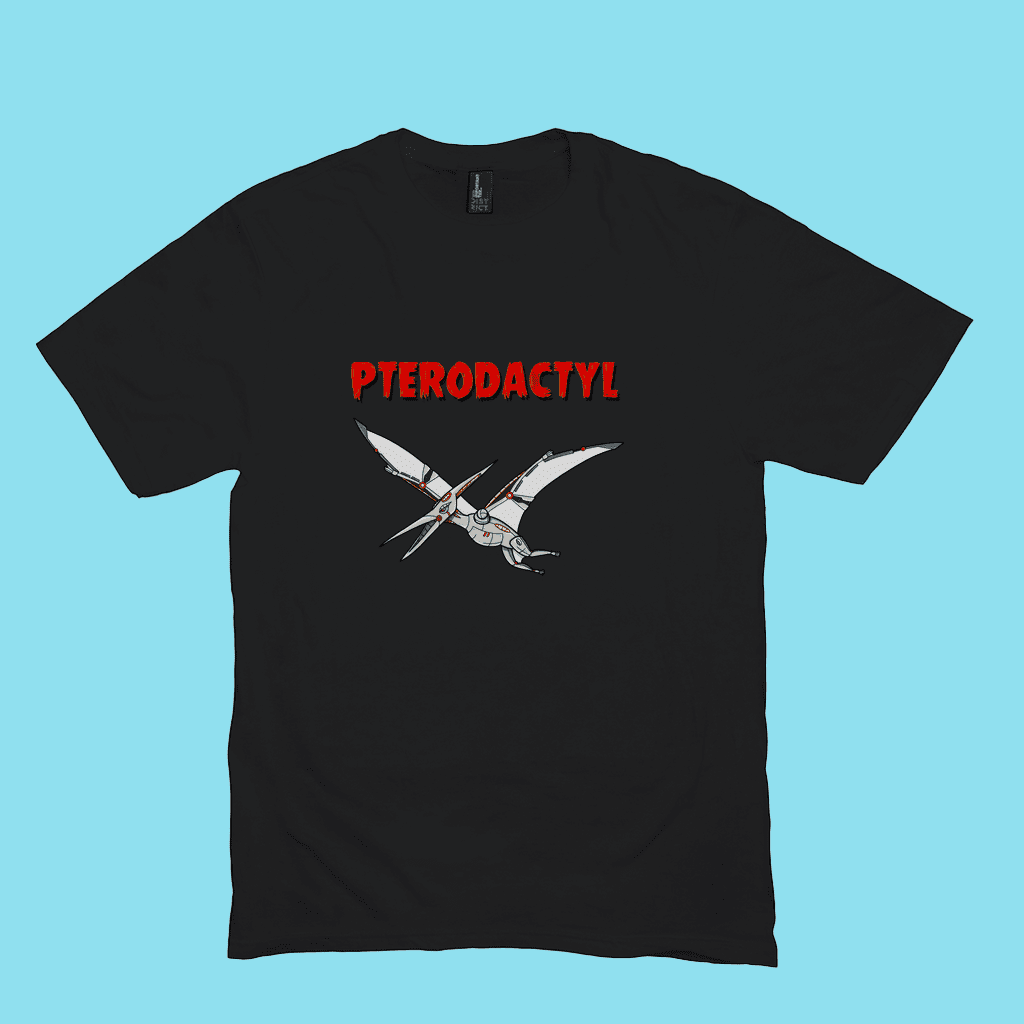 Men Robot Pterodactyl T-Shirt