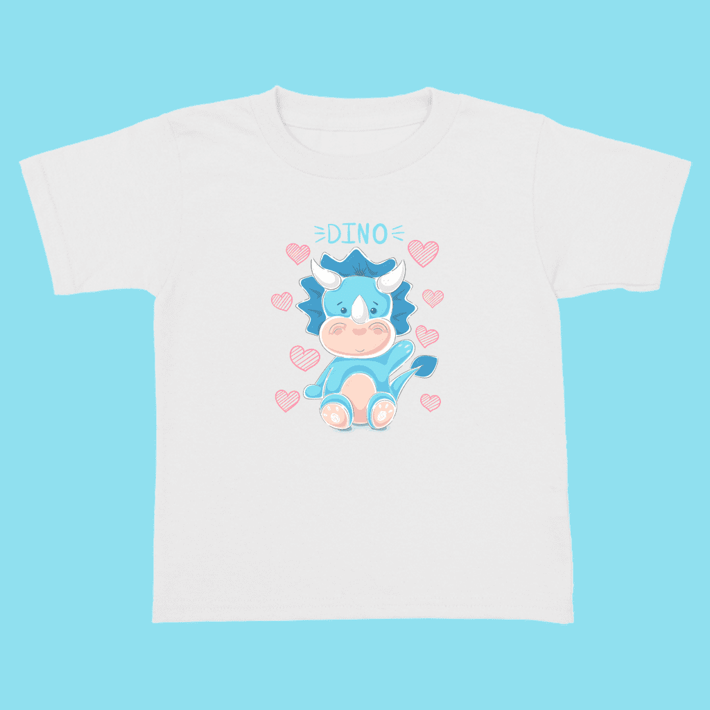 Toddler Baby Blue Dino T-Shirt | Jurassic Studio