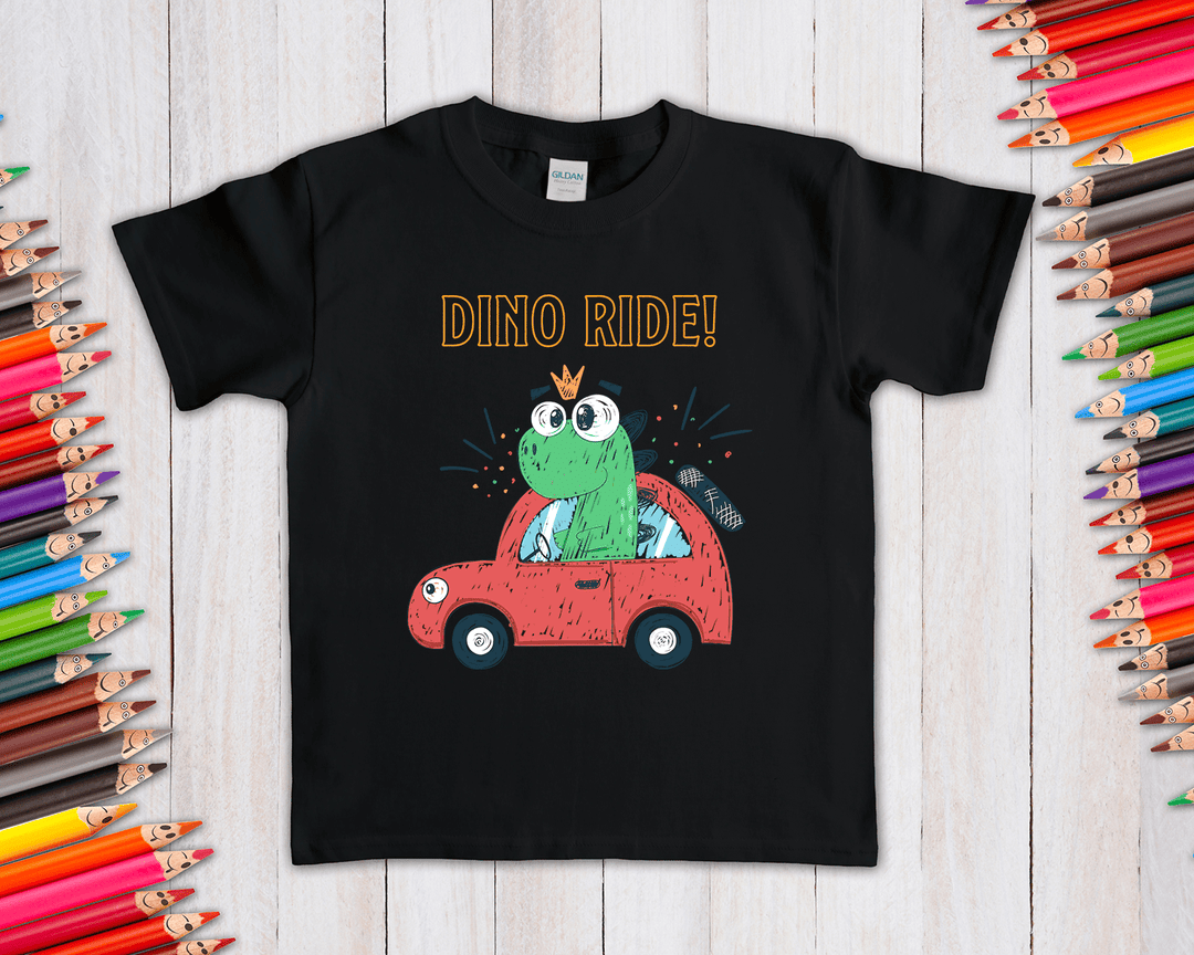 Kids Baby Dino Ride T-Shirt | Jurassic Studio