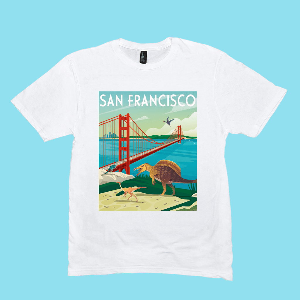 Men San Francisco T-Shirt | Jurassic Studio