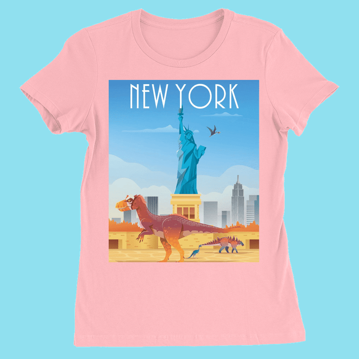 Women New York T-Shirt | Jurassic Studio