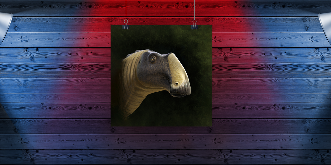Gryposaurus Portrait Poster | Jurassic Studio