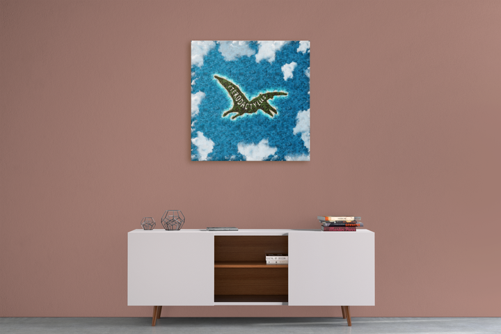 Pterodactyl Island Canvas Wrap | Jurassic Studio