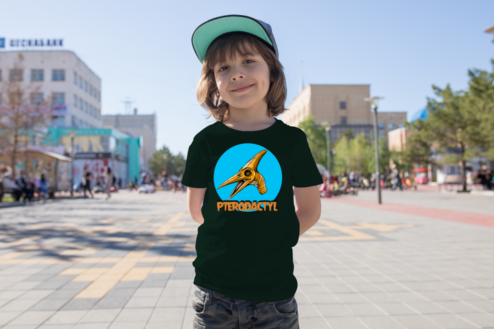 Kids Pterodactyl Head T-Shirt | Jurassic Studio