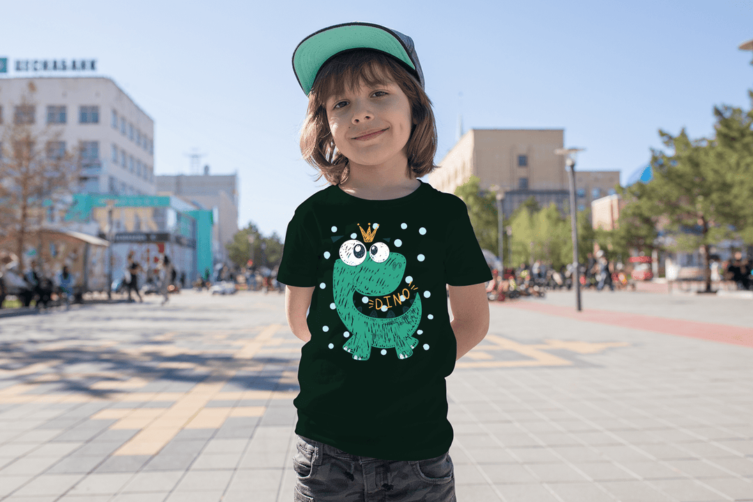 Kids Baby Green Dino T-Shirt | Jurassic Studio