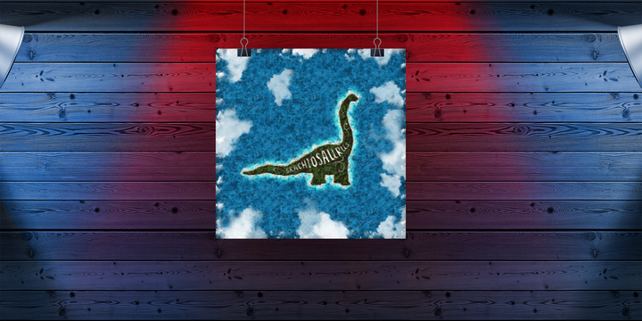 Brachiosaurus Island Poster | Jurassic Studio