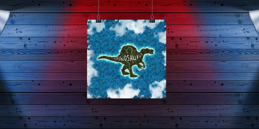 Spinosaurus Island Poster