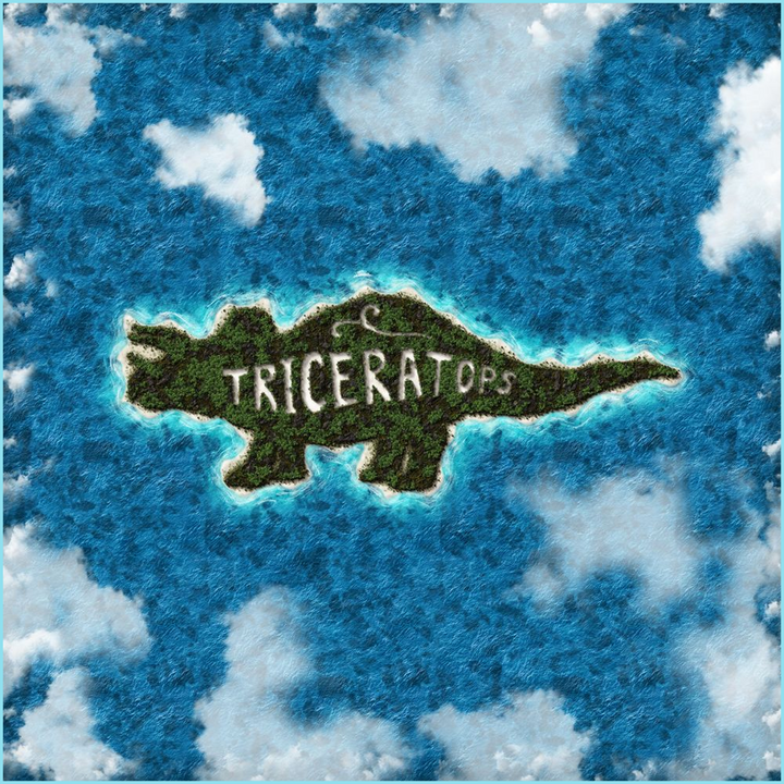 Triceratops Island Poster