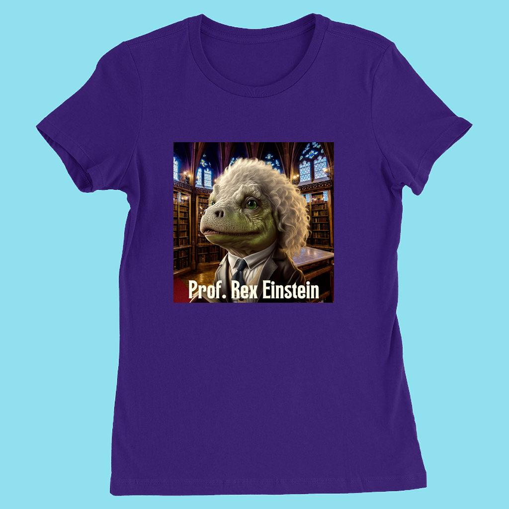 Women Prof. Rex Einstein T-Shirt | Jurassic Studio