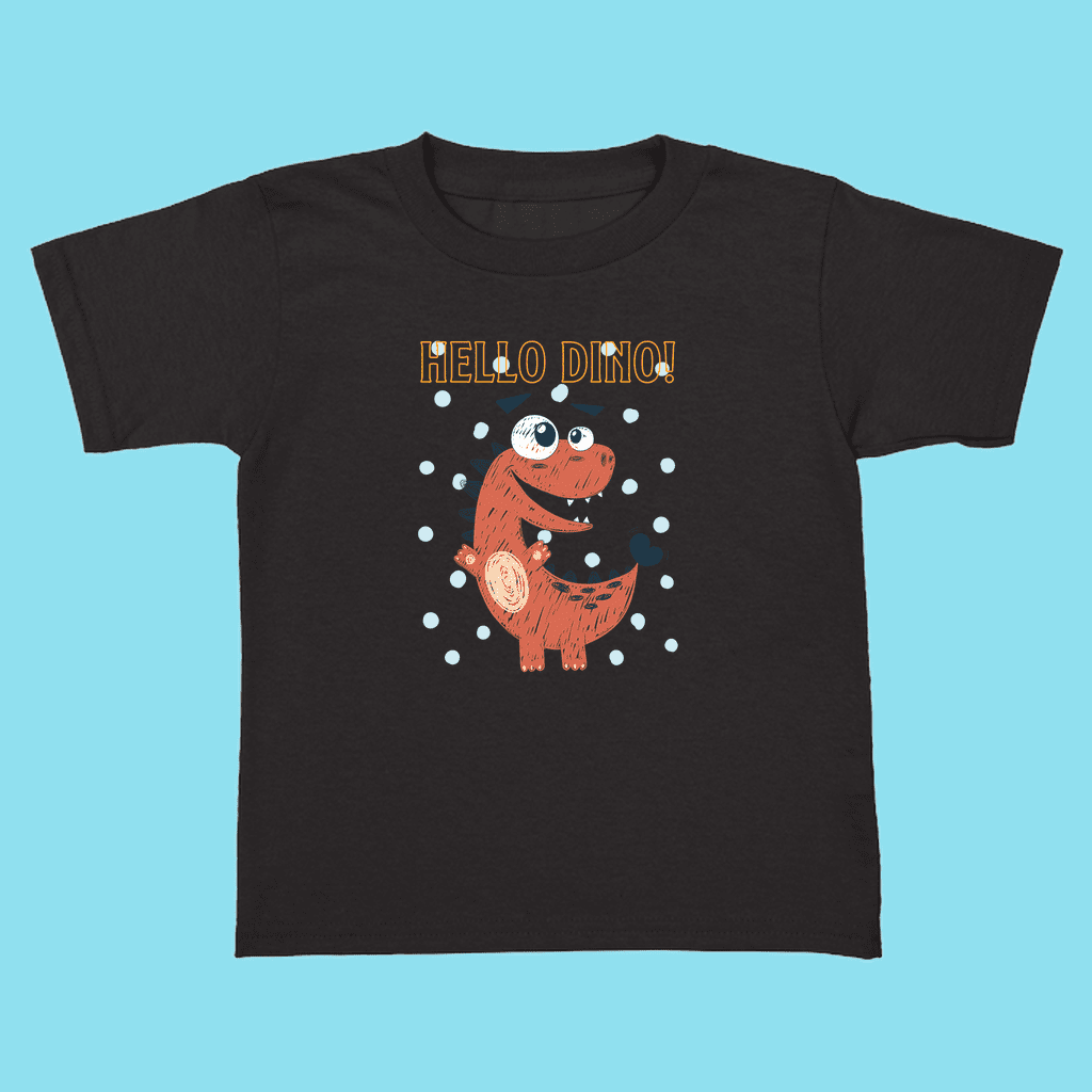 Toddler Baby Brown Dino T-Shirt | Jurassic Studio
