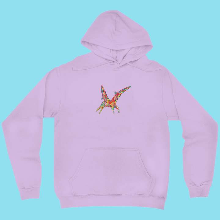 Women Pterodactyl Zentangle Hoodie | Jurassic Studio