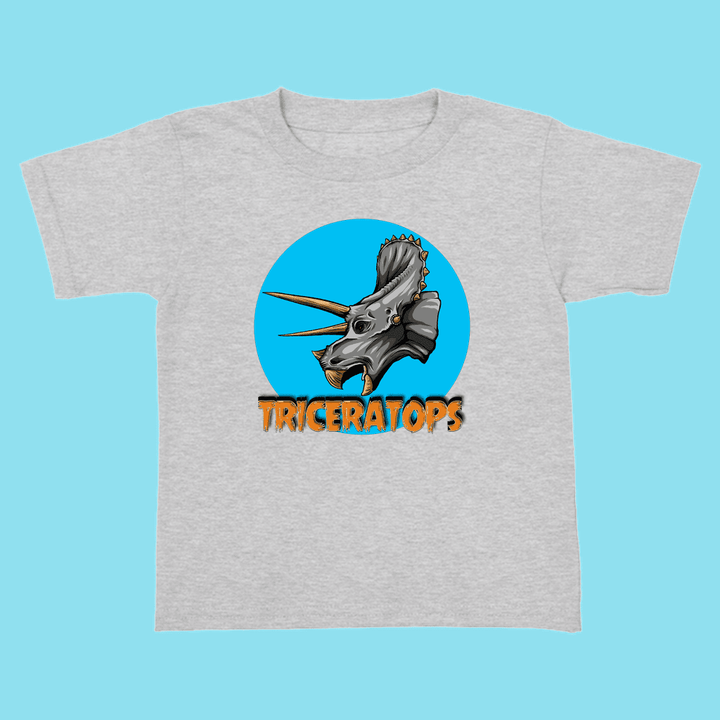 Toddler Triceratops Heads T-Shirt | Jurassic Studio