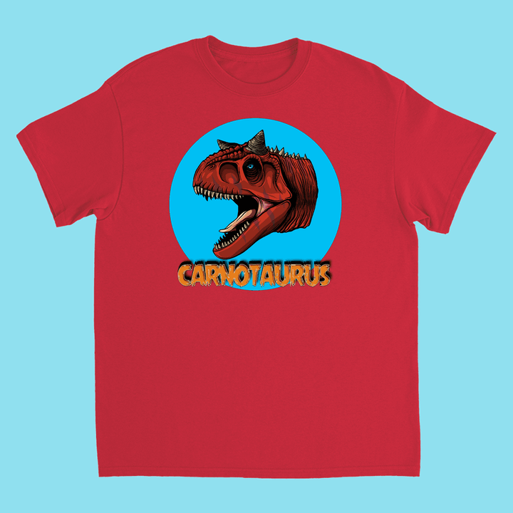 Kids Carnotaurus Head T-Shirt | Jurassic Studio