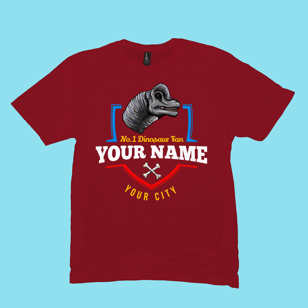 N.1 Brontosaurus Fan Custom Men T-Shirt | Jurassic Studio