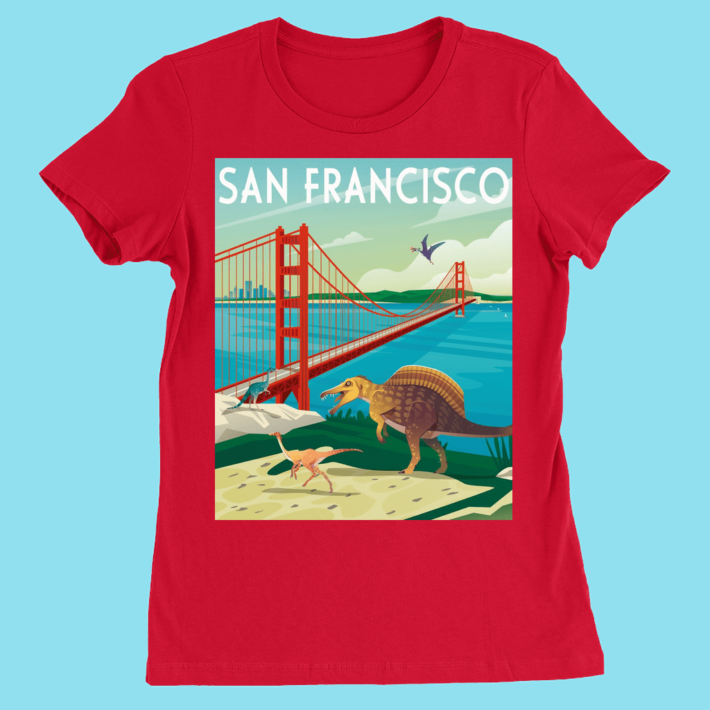 Women San Francisco T-Shirt | Jurassic Studio