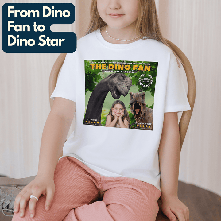 Kids Movie Star Dinosaur Shirt | Jurassic Studio
