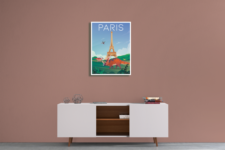 Paris Canvas Wrap | Jurassic Studio