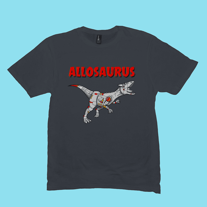 Men Robot Allosaurus T-Shirt | Jurassic Studio