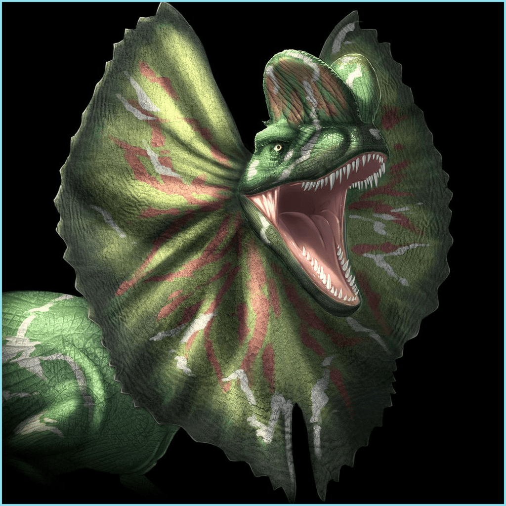 Dliophosaurus Portrait Poster | Jurassic Studio