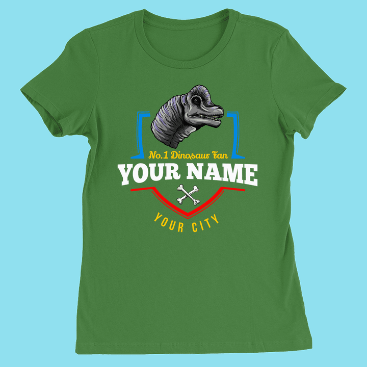 N.1 Brontosaurus Fan Custom Women T-Shirt | Jurassic Studio