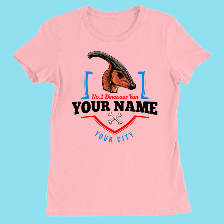 N.1 Hadrosaur Fan Custom Women T-Shirt | Jurassic Studio